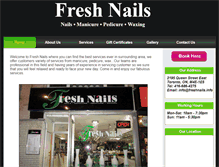 Tablet Screenshot of freshnails.info